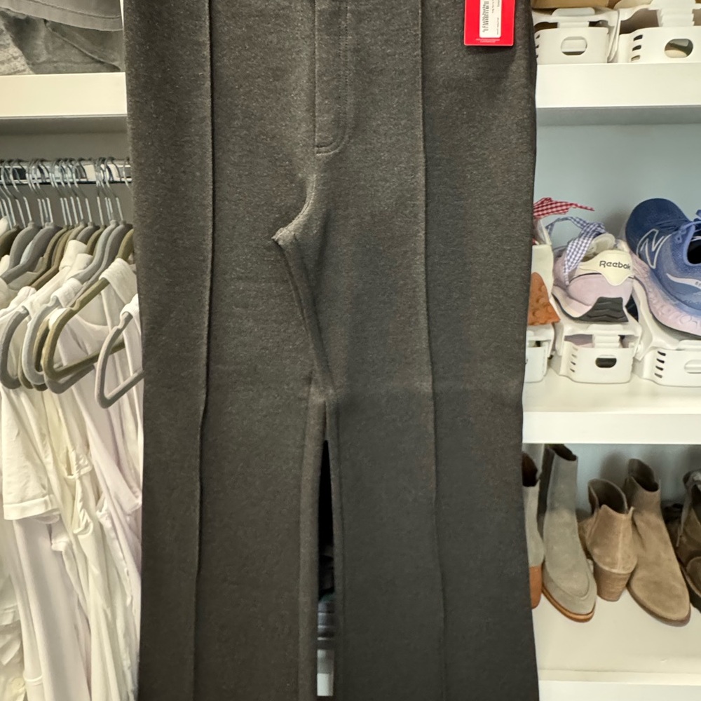 SPANX Charcoal Ponte Pants Medium Petite